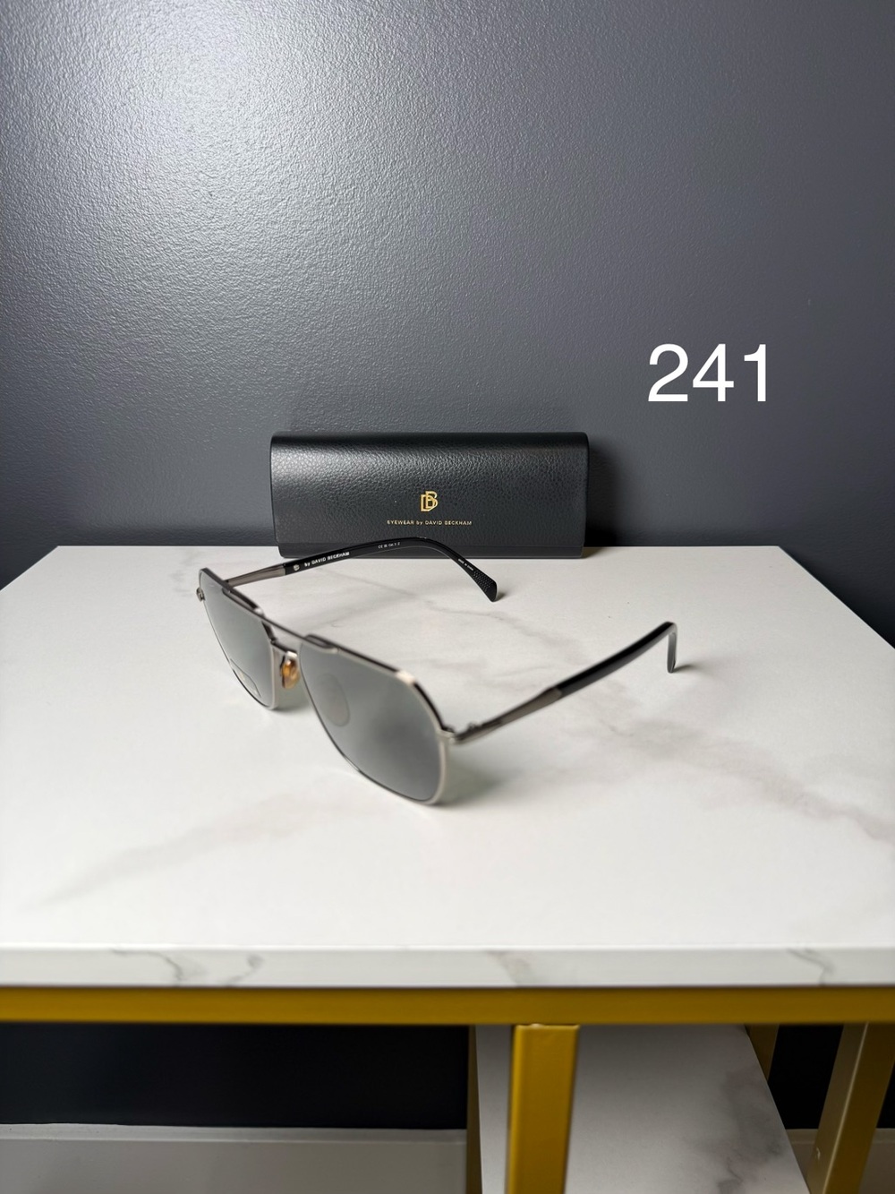 David become Aviator Sunglasses in Gunmetal with Gray Lenses
